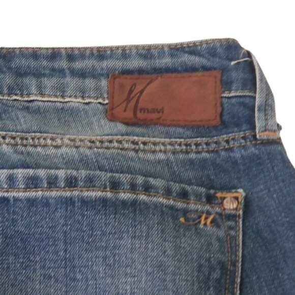 Mavi ADA Sexy Boyfriend Distressed Blue Denim Jeans 26 Womens Casual Style - Picture 6 of 8